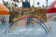 Спортивная площадка Aqua выплеска двери радуги распыляет фонтаны играет структуру