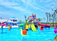 Конструкция аквапарк бассейна, оборудование спортивной площадки детей на открытом воздухе акватическое
